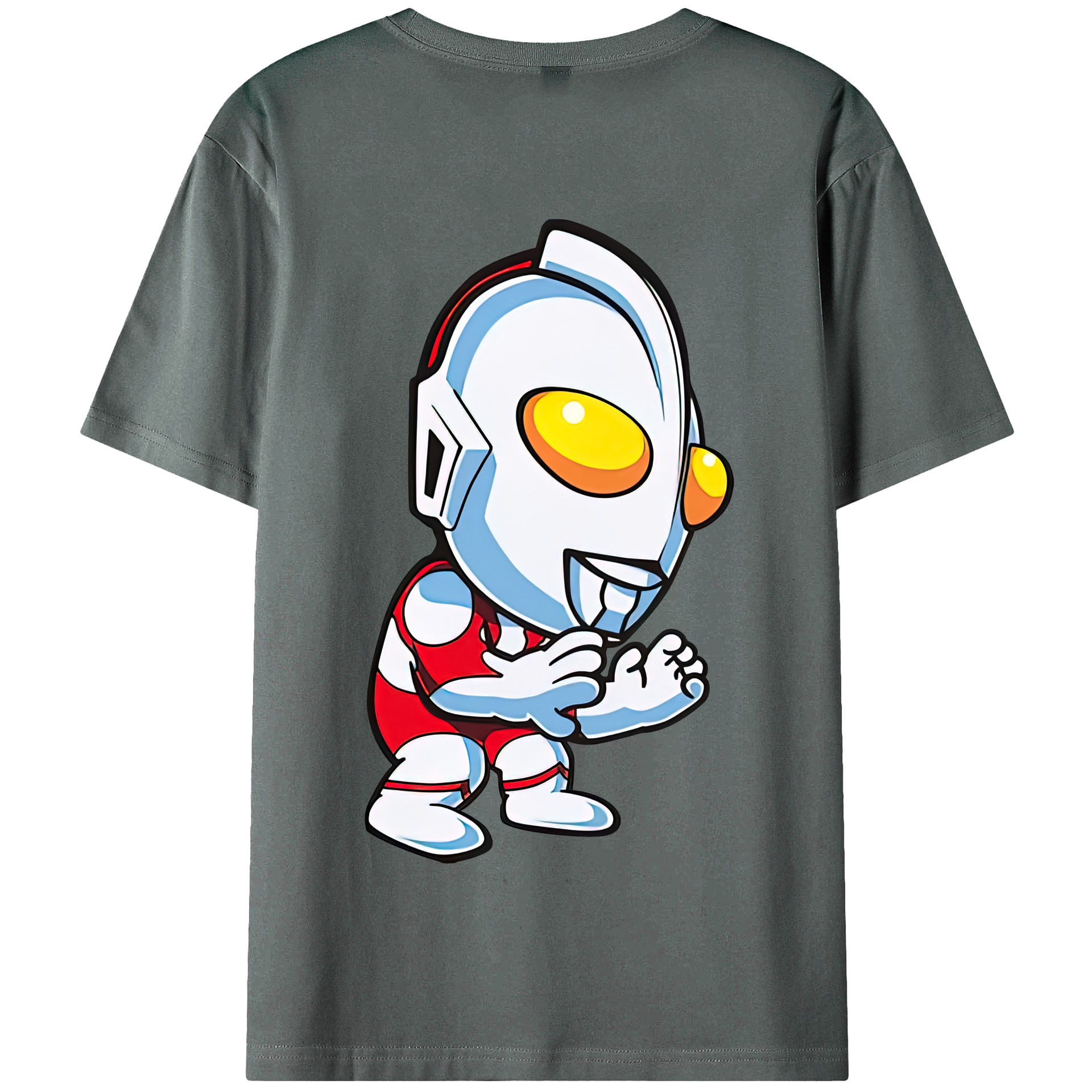 （画像用） ウルトラマン Ultraman 綿100％半袖Tシャツ（背面プリント）